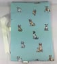 Full set of metal knitting needles in a case with breeds of dogs fabric,  - Image 4
