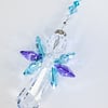 Swarovski Super Sparkly Angel Sun Catcher Turquoise Purple