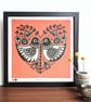Love Birds - Coral - Image 1