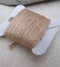 15m Natural Dye Birch Brown Pure Silk Embroidery Thread - Image 2