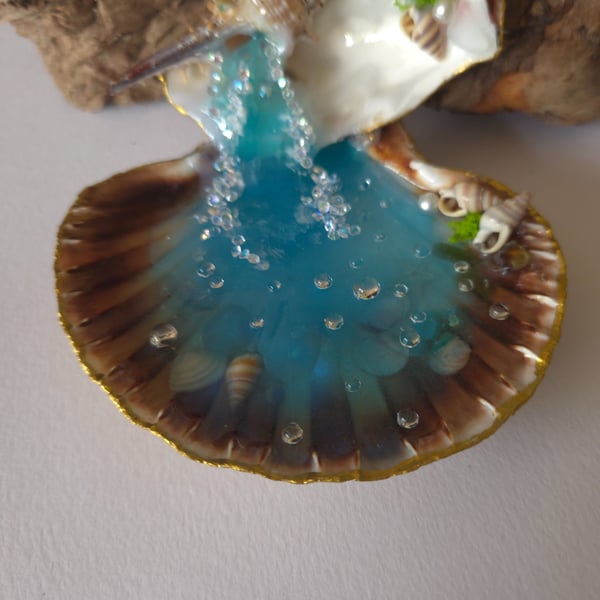 Resin waterfall 
