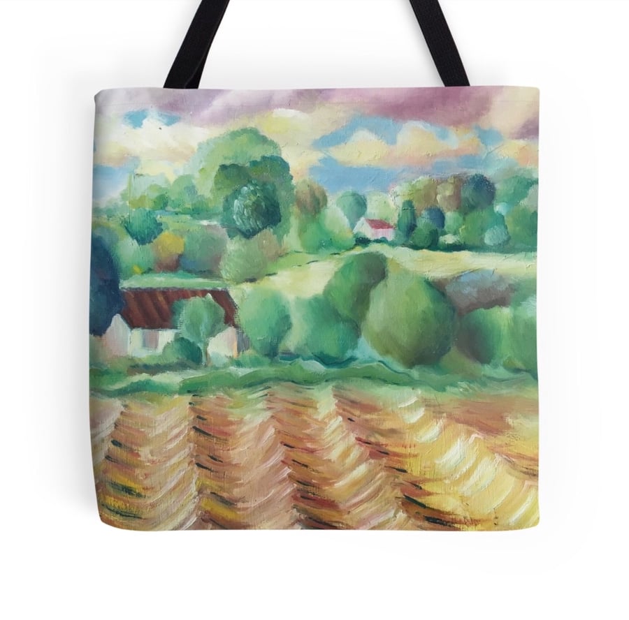 Beautiful Tote Bag Featuring The Design ‘Where We Used To Play’
