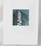 3 BOTANICAL CYANOTYPE PRINT CARDS WITH GOLD LEAF  - Image 4