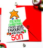 Christmas Card From Your Favourite Son Funny Christmas Card for Mum and Dad - Image 7