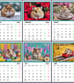 Hamsters 2026 A4 Calendar Wall Hanging 