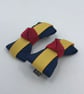 Itty Bitty Navy, Yellow Gold and Red on Clips (pair) - Image 2