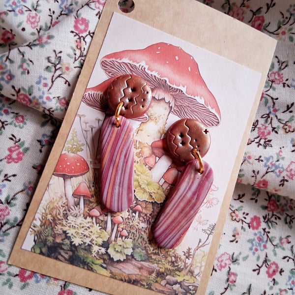 CLEARANCE! polymer clay earrings handmade- reduced-no 26