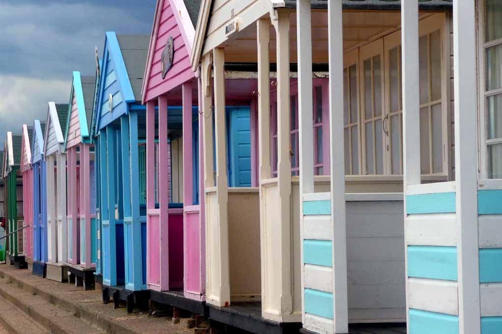 Southwold Beach Huts Suffolk England UK Photograph Print