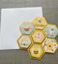 Queen bee birthday card