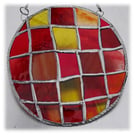 Sun Spot Stained Glass Handmade Patchwork Ring