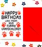 Birthday Card From Furry Grandchildren, Dogs, Cats For Grandma, Grandad - Image 5