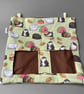 Guinea pigs hanging hay bag for guinea pigs. Cotton hay feeder. - Image 3