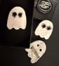 Love Tokens: Cold Porcelain Sheet Ghost Brooch - Image 2