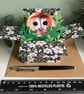 Tawny Owl Card. Personalised handmade birthday gift card for owl lover. - Image 6