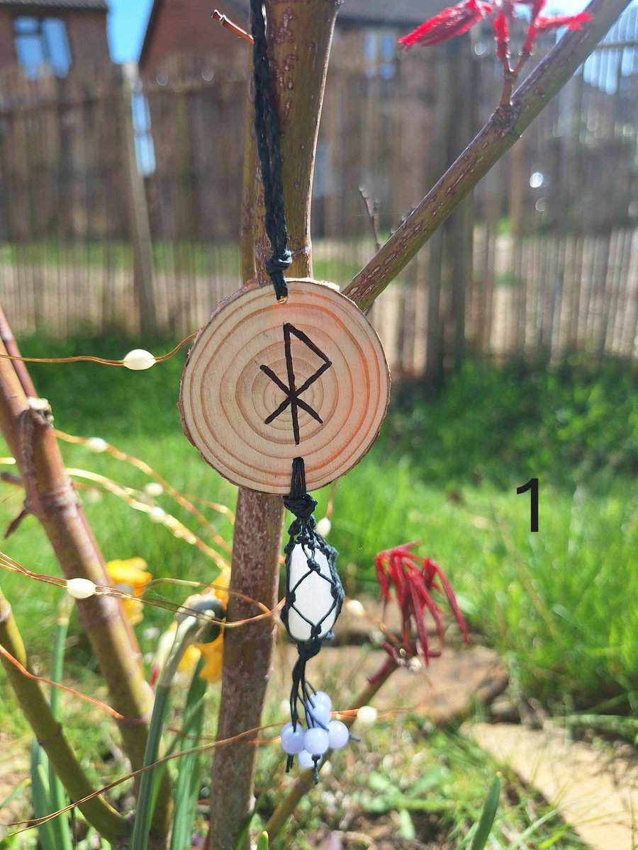 Runic Crystal Hanging Decoration