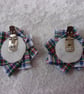 Tartan Shoe Clips - Scottish Highland Clan Plaid Ribbon Ruffle  - Image 3