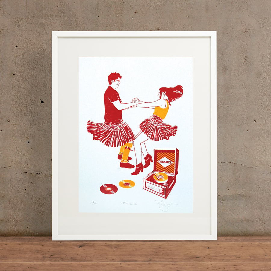 Tunnock's Hand Pulled Limited Edition Screen Print