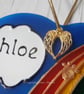 Rainbow Bridge pet memorial sun catcher decoration with charm - Image 3