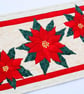  Poinsettia Pattern Runner Quilt  - Image 1