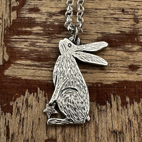 Gazing Hare Pendant