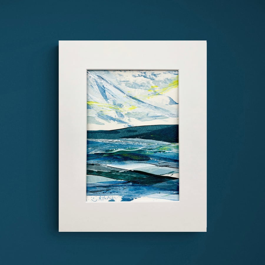 Original Seascape Painting - Deep Blue Horizon
