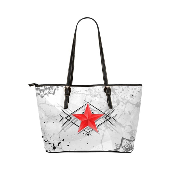 The Last Winter Soldier Artistic Superhero Inspired PU Leather Tote Bag.
