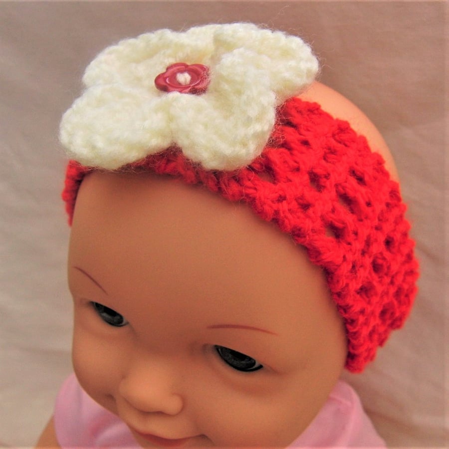 Girls Lacy Headband, Baby Accessories, Baby Shower Gift, Photo Shoot Prop