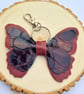 Leather Butterfly Bag Charm