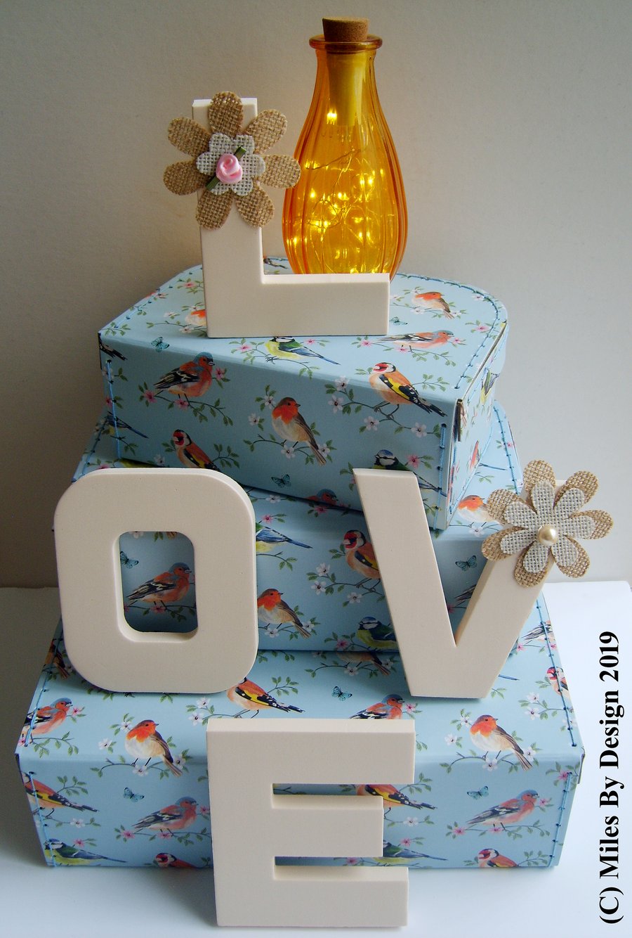 Love Decorated Foam Letters