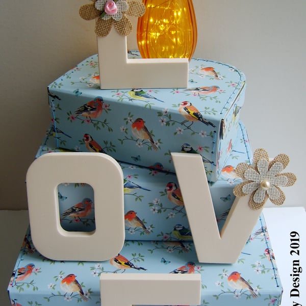 Love Decorated Foam Letters