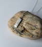 Pebble Beach Necklace, Silver Sea Shore Pendant, Coastal Jewellery