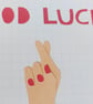 Good Luck card with crossed fingers - Image 6