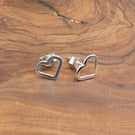 Sterling Silver Heart Earrings