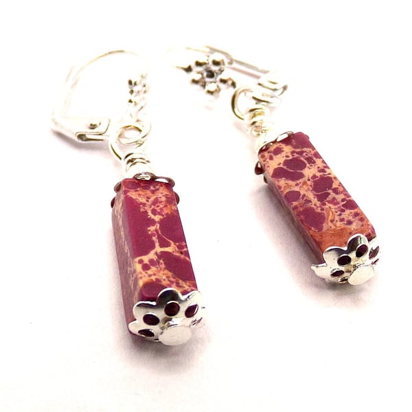 Semi-Precious Gemstone  Pink Imperial Jasper