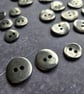 12.5mm 20L Antique Silver saddle back Buttons medium weight - Image 2