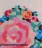 Floral Heart Cross stitch Instant digital Download PDF Pattern chart - Image 4