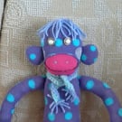 Meet Spot the sock Monkey