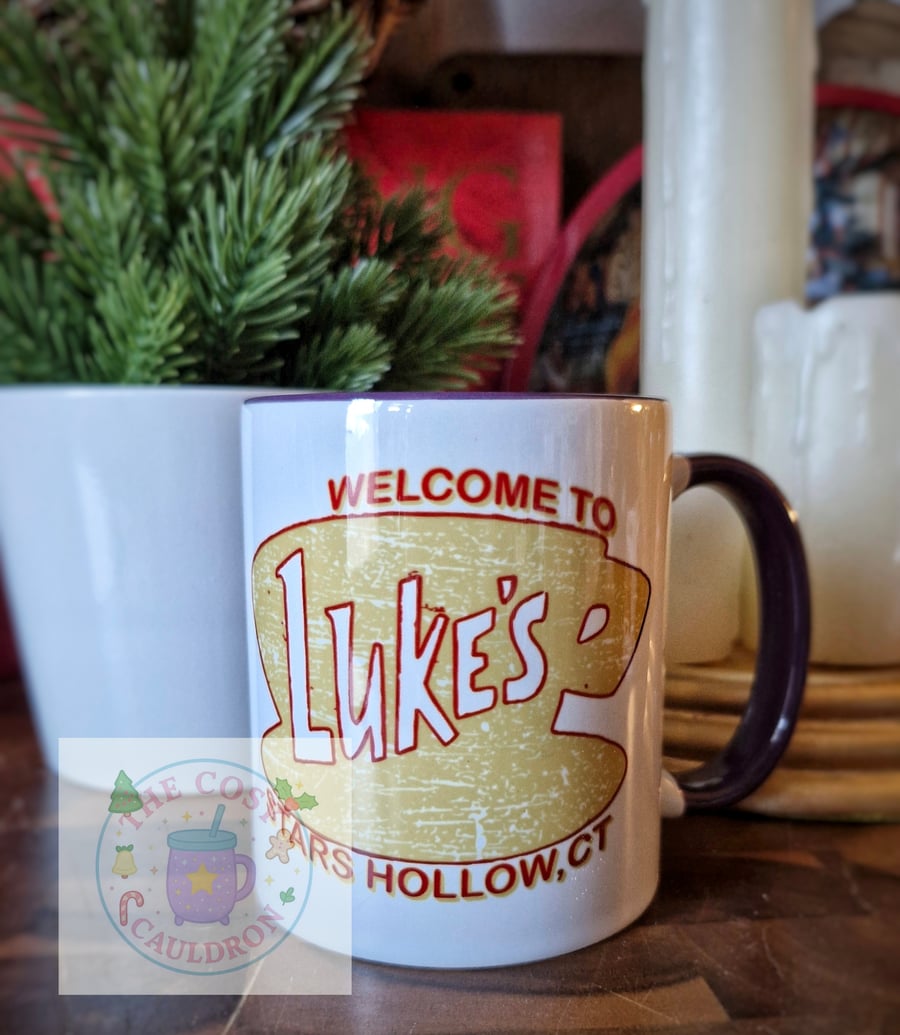 Lukes Diner Mug Diner Sign 