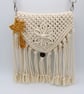 macrame keyring, maple leaf keychain, bag accessory - Image 7