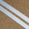 5m Grosgrain Ribbon - 6mm - White 