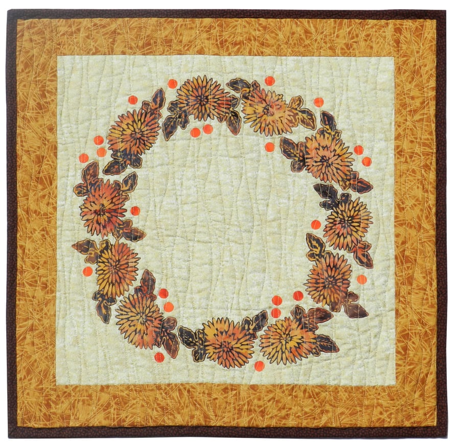 Autumn Garland Wall Quilt