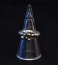 Silver Cluster Ring with Peridot - Image 6