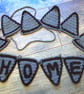 Crochet mini HOME bunting.  - Image 1
