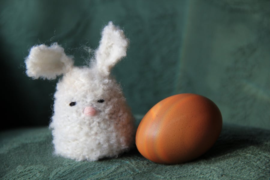 Fuzzy Bunny Easter Egg Snuggly