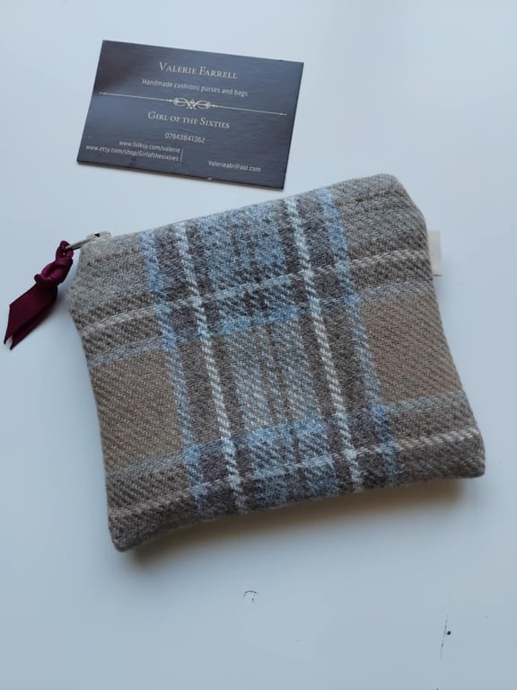 Tweed  Coin Purse