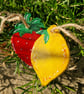Fruit hanging decorations, Strawberry Decoration, Lemon decoration, Summer decor - Image 8