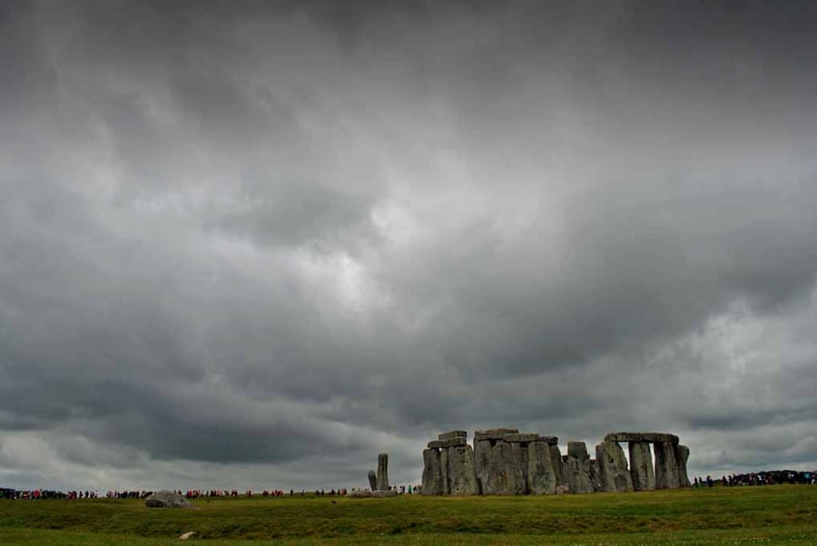 Stonehenge Wiltshire England UK 18"x12" Print