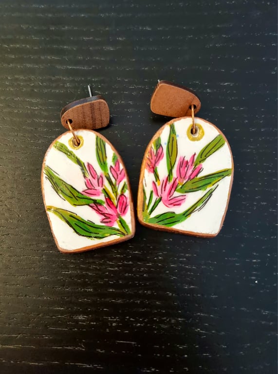 Nature-Inspired Artistic Earrings