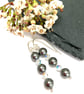 Sterling Silver Grey Swarovski Pearl and Cyrstal Earrings - Image 5