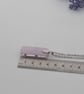 Handmade Light Pink and Black Fused Glass Pendant with Stainless Steel Chain - Image 8